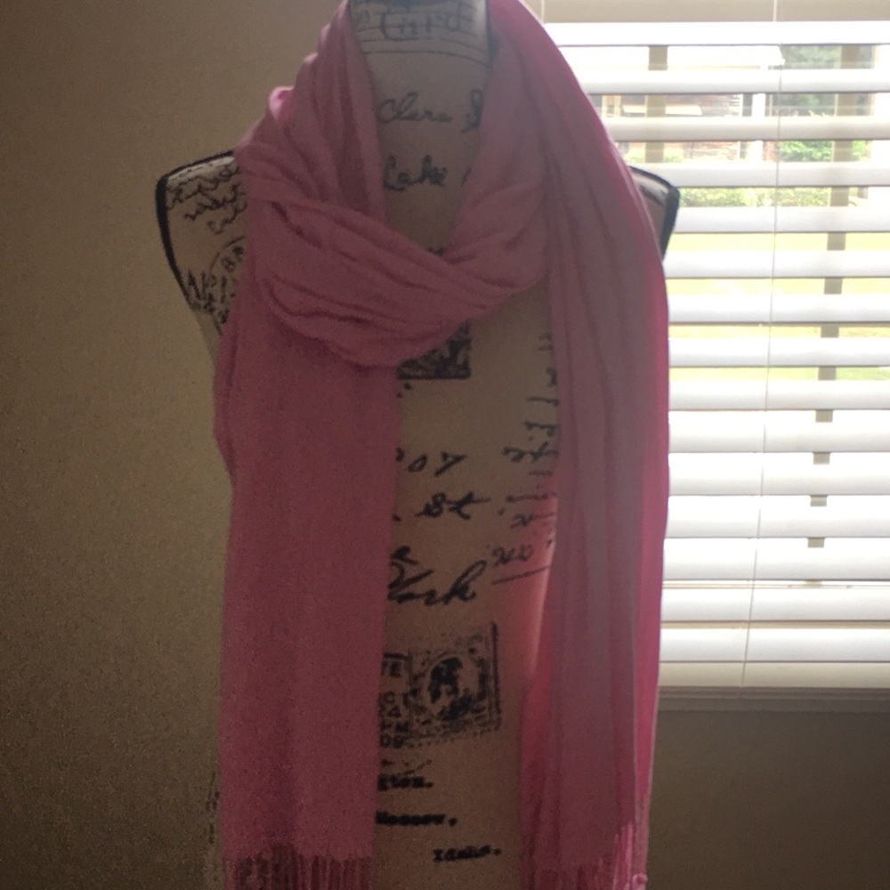 Pink scarf
